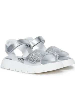 Moschino Sandalias con logo bordado