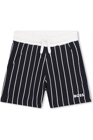 HUGO BOSS Shorts de playa con logo estampado