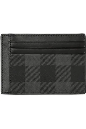 Burberry Tarjetero con motivo de cuadros