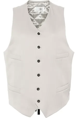 Maison Margiela Chaleco con cuello en V