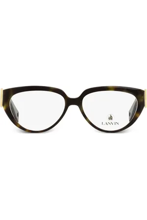 Lanvin Lentes con armazón cat eye estilo carey