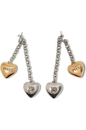 Puccini Aretes con dije corazón