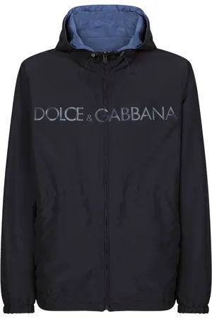 Dolce & Gabbana Parka reversible con logo estampado
