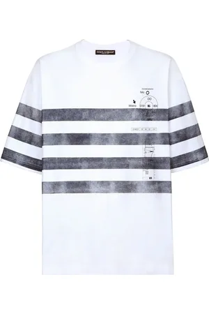 Dolce & Gabbana Playera con rayas estampadas
