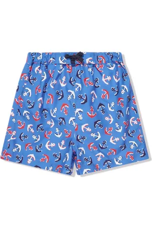 Rachel Riley Shorts de playa con anclas estampadas