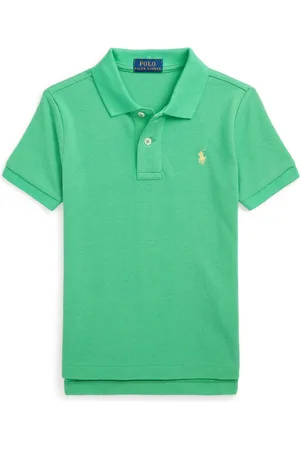 Ralph Lauren Playera tipo polo con logo bordado