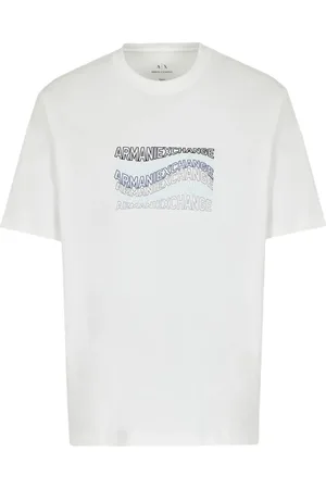 Armani Exchange Playera con logo bordado