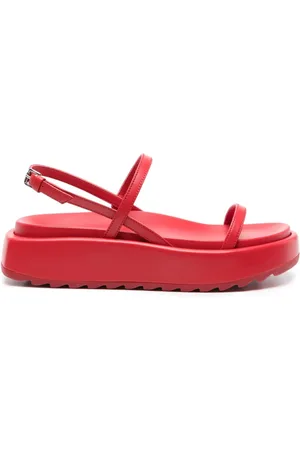 Plan C Sandalias con suela gruesa
