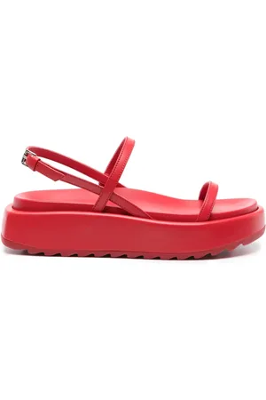 Plan C Sandalias con suela gruesa