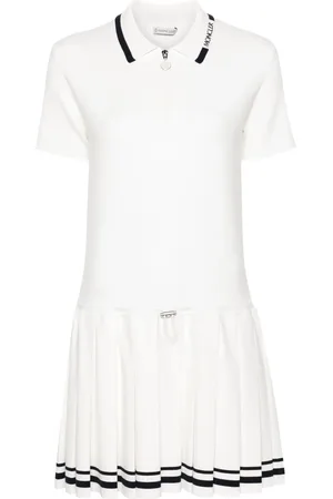 Moncler Vestido corto tejido estilo playera tipo polo