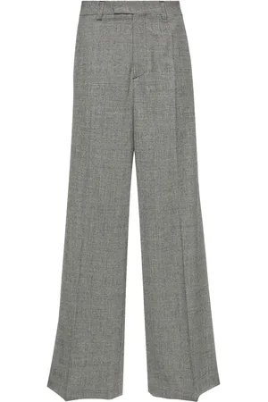 Vetements Pantalones con estampado de cuadros príncipe de Gales