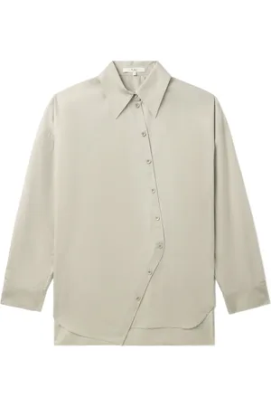 tibi Camisa con diseño asimétrico