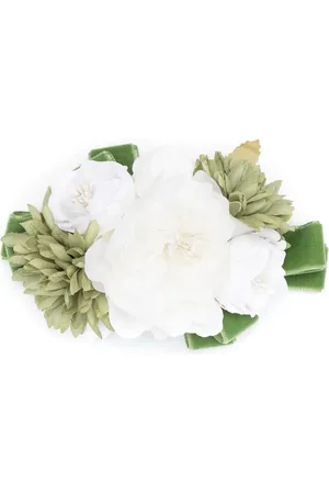 COLORICHIARI Broche para el cabello con aplique floral