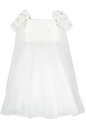 COLORICHIARI Vestido con aplique floral