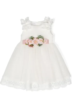 COLORICHIARI Vestido con aplique floral