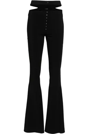MUGLER Pantalones acampanados con aberturas