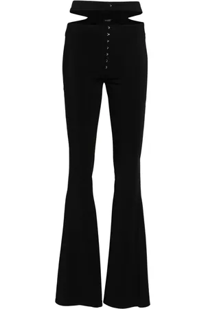 MUGLER Pantalones acampanados con aberturas