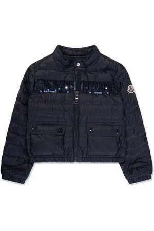 Moncler Chamarra capitonada con aplique del logo
