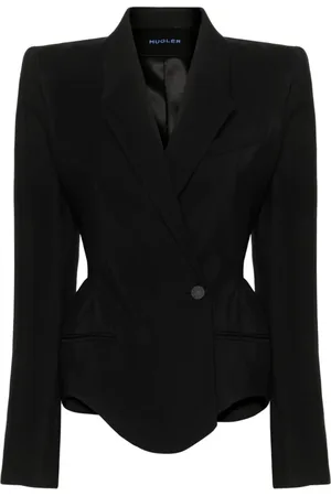 MUGLER Blazer con doble botonadura