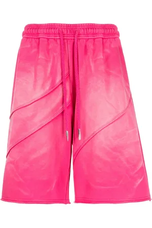 Feng Chen Wang Bermudas con cordones en la pretina