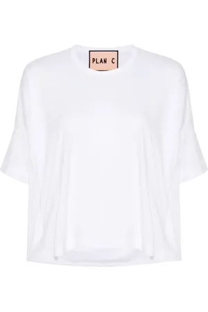 Plan C Playera con diseño drapeado