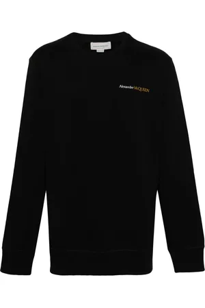 Alexander McQueen Sudadera con logo bordado