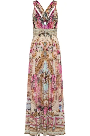 Camilla Vestido midi estampado