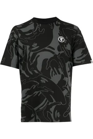 A Bathing Ape Playera Milo con estampado militar