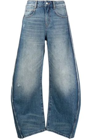 JNBY Jeans anchos con ribete