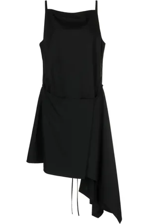 JUUN.J Vestido corto sin mangas con dobladillo asimétrico