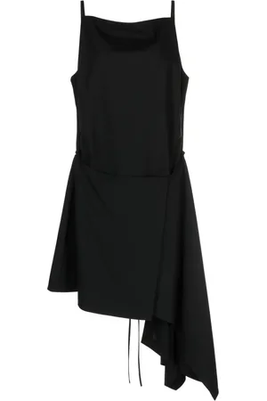 JUUN.J Vestido corto sin mangas con dobladillo asimétrico