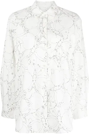 JNBY Camisa con boceto estampado