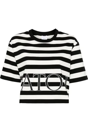 Patou Playera con rayas estampadas