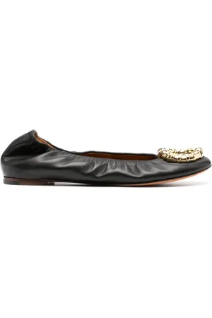 Lanvin Flats con hebilla