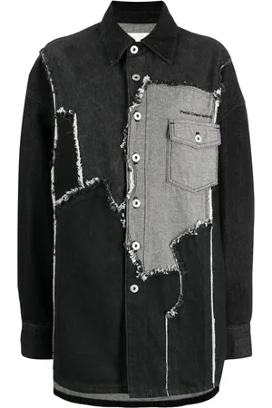 Feng Chen Wang Camisa de mezclilla oversize