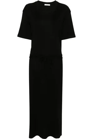 LEMAIRE Vestido largo tejido de canalé