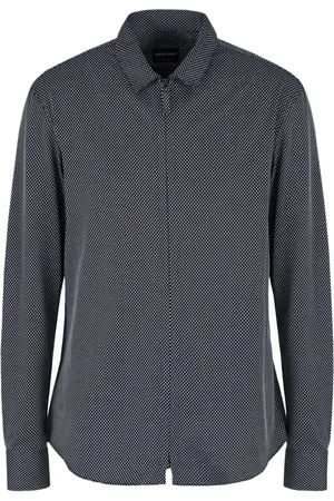 Giorgio Armani Camisa con motivo geométrico