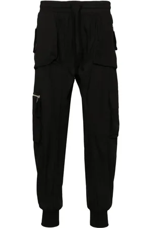 THOM KROM Pantalones cargo con cordones en la pretina