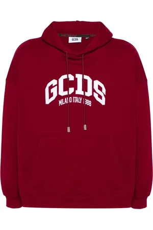 GCDS Hoodie con logo bordado