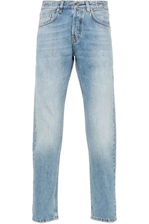 ELEVENTY Jeans tapered con efecto envejecido