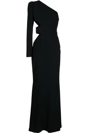 Elie saab Vestido largo con un hombro descubierto y aberturas