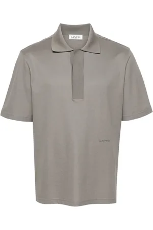 Lanvin Playera tipo polo de piqué manga corta