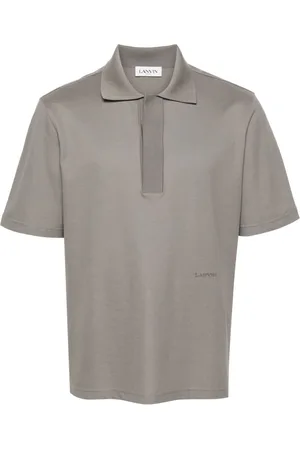 Lanvin Playera tipo polo de piqué manga corta