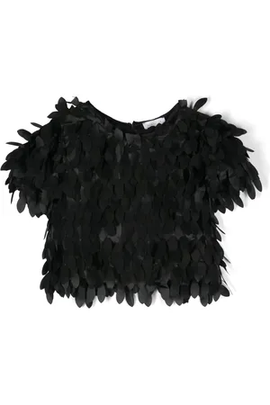 MONNALISA Playera con detalle de apliques
