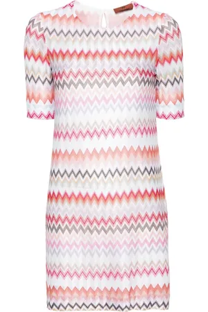 Missoni Vestido corto con diseño entretejido en zigzag