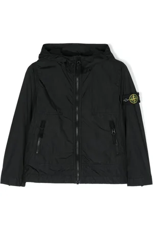 Stone Island Chamarra con capucha y motivo Compass
