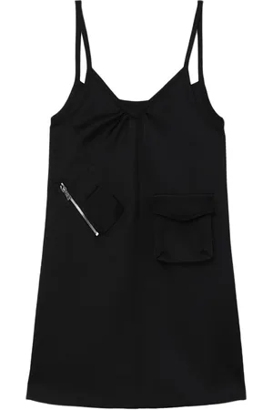 We11 Done Vestido corto con cuello en V