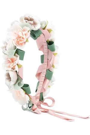 COLORICHIARI Corona con apliques florales