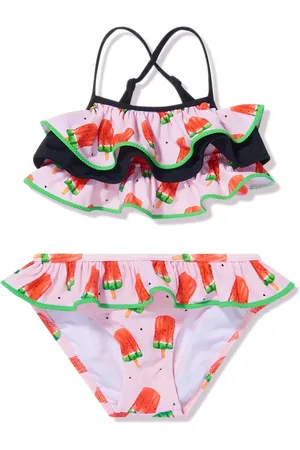 Nessi Byrd Conjunto de dos piezas con estampado de sandía
