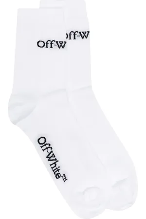 OFF-WHITE Calcetines Bookish con logo en intarsia